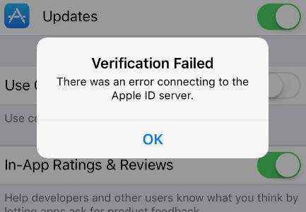 is apple server down