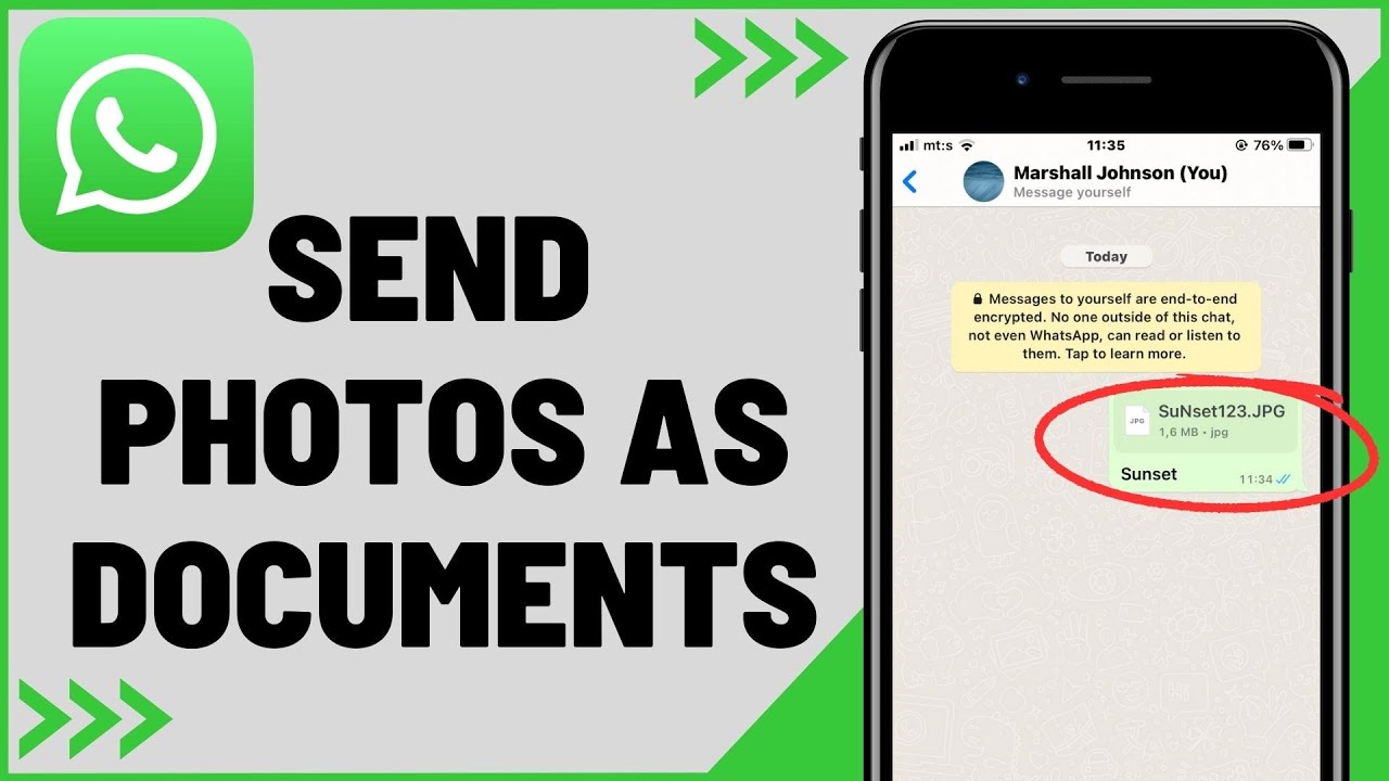 How to Send Photos as Document in WhatsApp