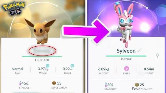 Como evoluir EEVEE para SYLVEON em Pokémon go 